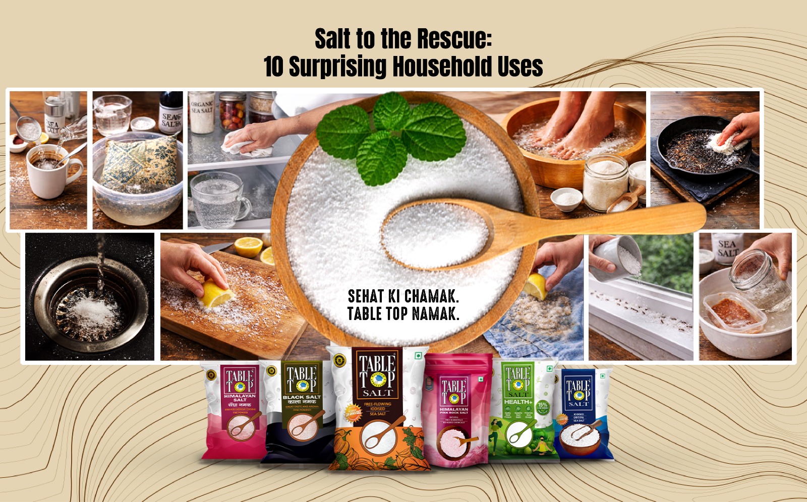 Salt Beyond the Kitchen: 15 Clever Home Hacks You Didn’t Know You Needed