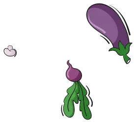 Vegetable art element